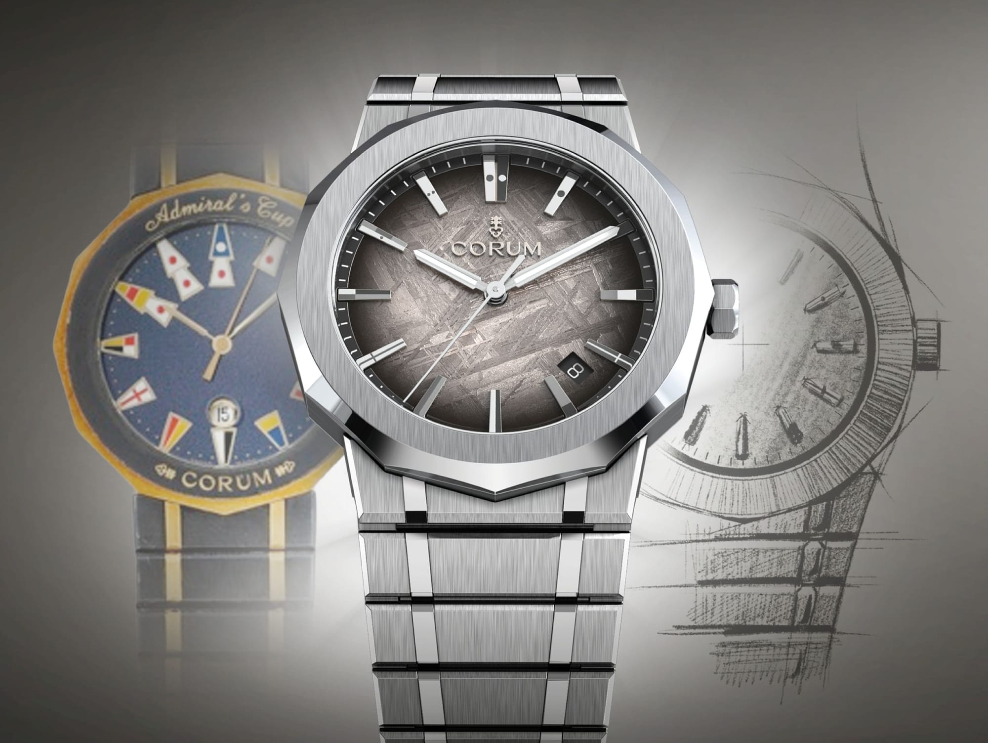 【メカ好き必見】老舗腕時計ブランドのCORUMが新作アドミラルを発表【WATCHES＆WONDERS 2026】